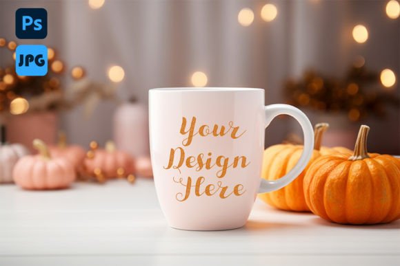 Download Cozy Fall Mug Mockup PSD - Psd Collection