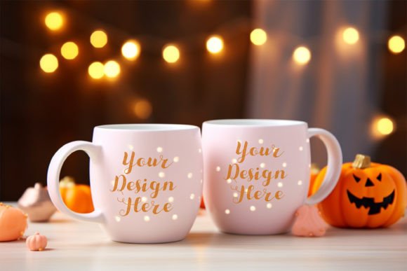 Download Two Mugs Mockup PSD ( Fall Themed ) - Psd Collection