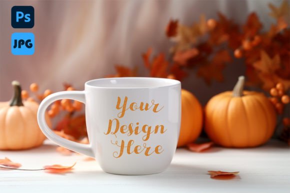 Download 12oz Cozy Fall Mug Mockup PSD - Psd Collection