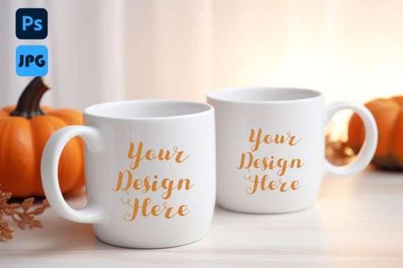 Download Couple Fall Mugs Mockup PSD - Psd Collection