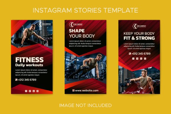 Download Gym Fitness Instagram Stories Collection - Fit Collection