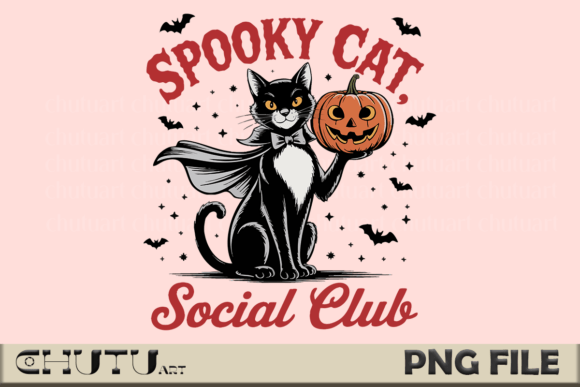 Download Black Cat PNG - Spooky Social Design - Social design Collection