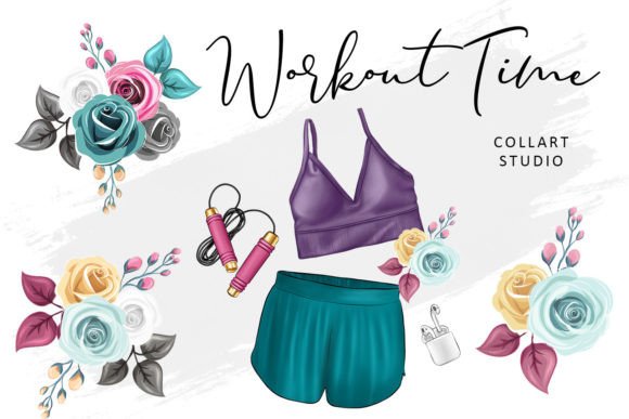 Download Fitness Clipart Set, Gym, Workout, Fit - Fit Collection