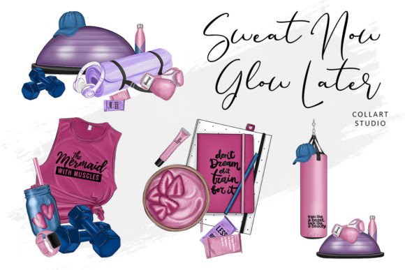 Download Fitness Clipart Set, Gym, Workout, Fit - Fit Collection