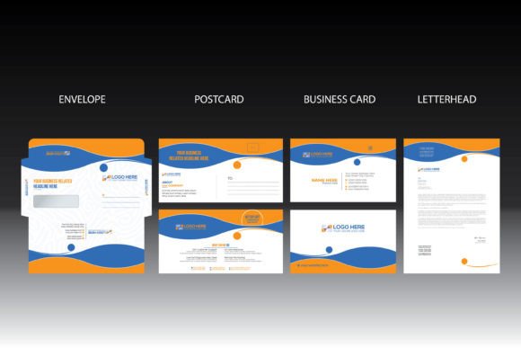 Download Corporate Identity Design with 4 Item - Identity design Collection