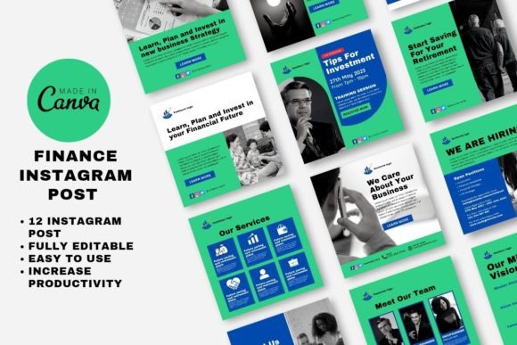 Download Finance Instagram Post | Canva Template - Premium Resources