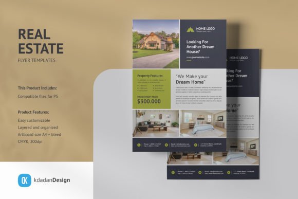Download Real Estate Flyer PSD Templates Vol 073 - Psd Collection