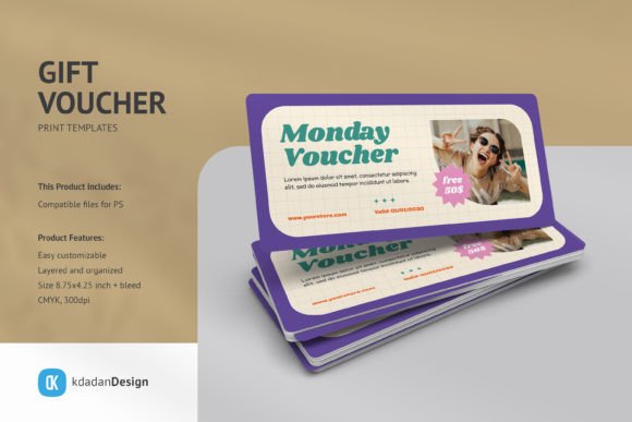 Download Gift Voucher PSD Templates Vol 093 - Psd Collection