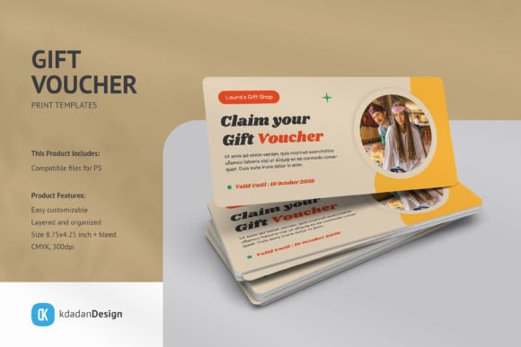Download Gift Voucher PSD Templates Vol 091 - Psd Collection