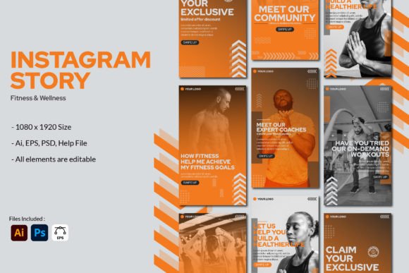 Download Fitness and Wellness - Instagram Story - Fit Collection