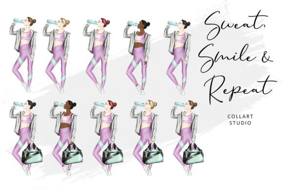 Download Fitness Clipart Set, Gym, Workout, Fit - Fit Collection